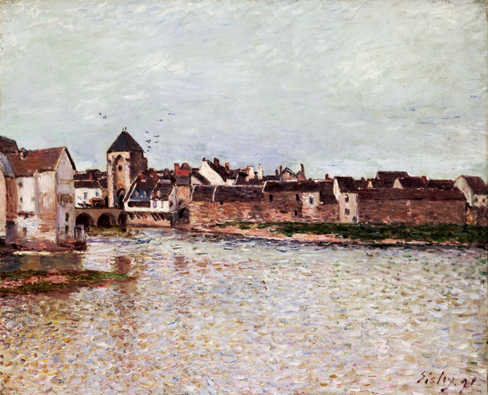  阿尔弗莱德·西斯莱 Alfred Sisley——卢万河畔的风光 (3)
